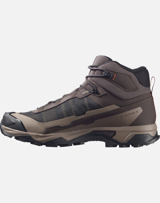 Salomon Ανδρικό Μποτάκι - X ULTRA 5 MID GORE-TEX - 491036 BLACK COFFEE WALNUT