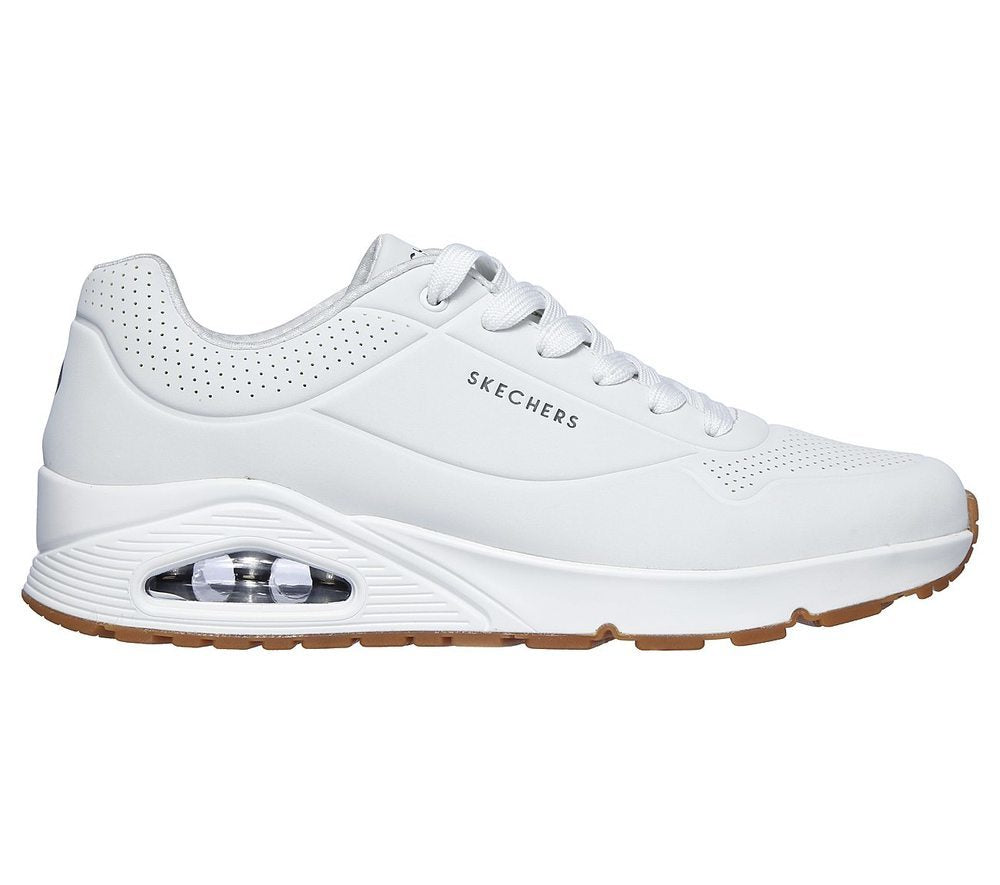 Skechers Παπούτσι Ανδρικό - Uno - Stand On Air 52458 WHT