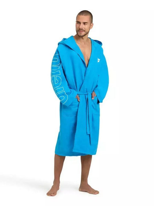 Arena Μπουρνούζι Unisex - Zeal Plus - Μπλε Denim Λευκό - 005308-401
