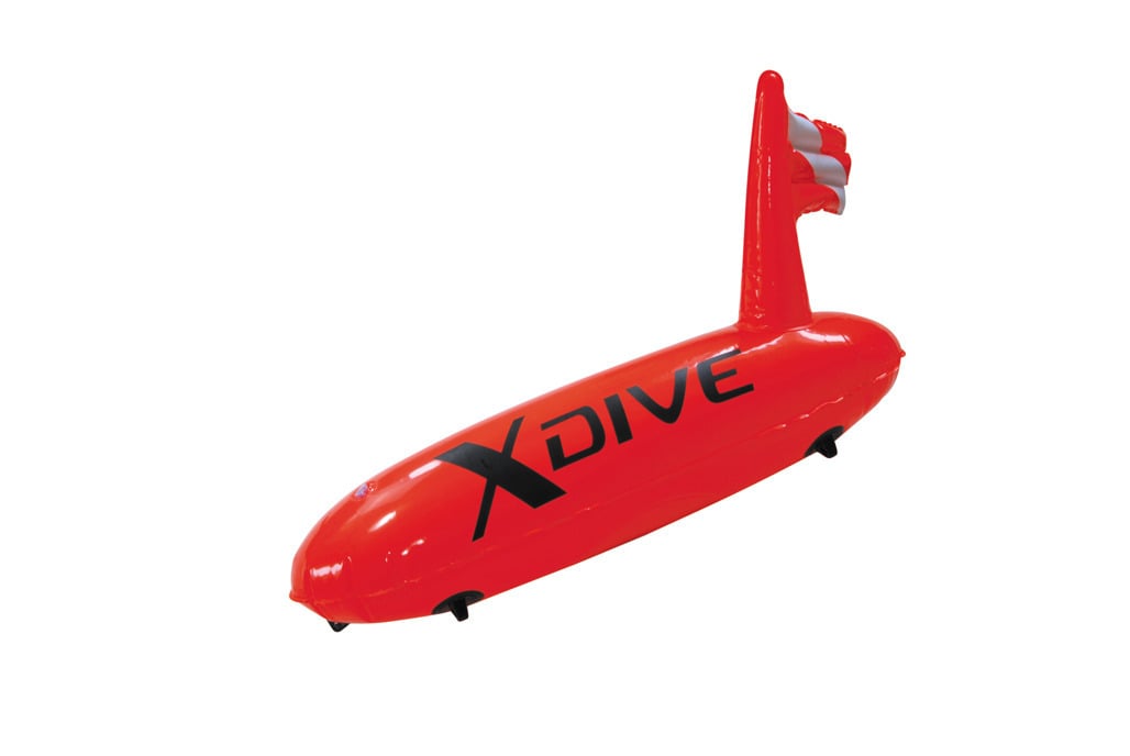 XDive -Σημαδούρα PVC 0.4mm μονού θαλάμου με φουσκωτή σημαία 65000