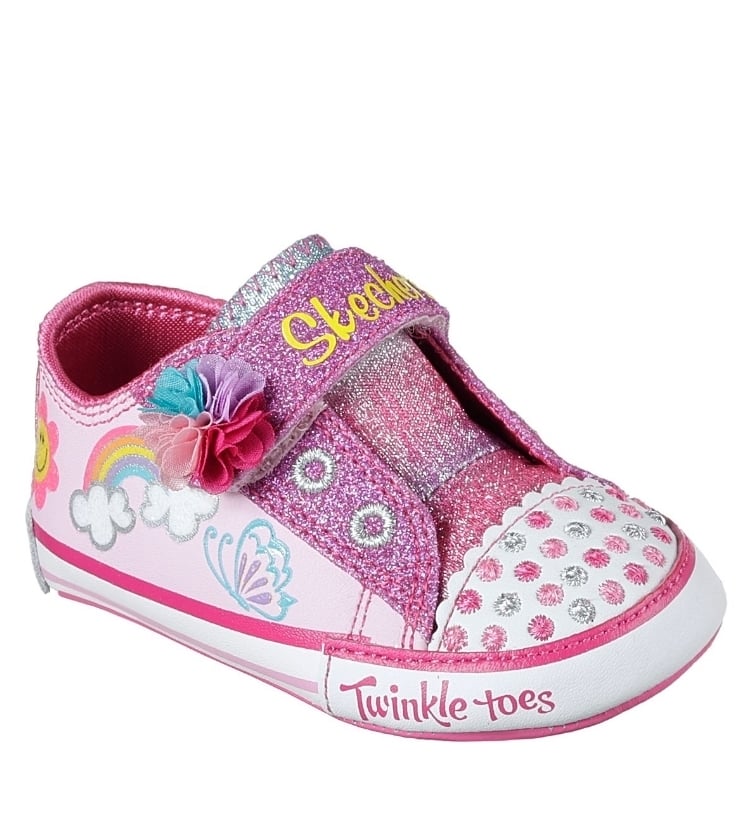 Skechers Παπούτσι Bebe- Twinkle Toes: Baby Sparks - Sweet Sunshine 89305N-PKMT