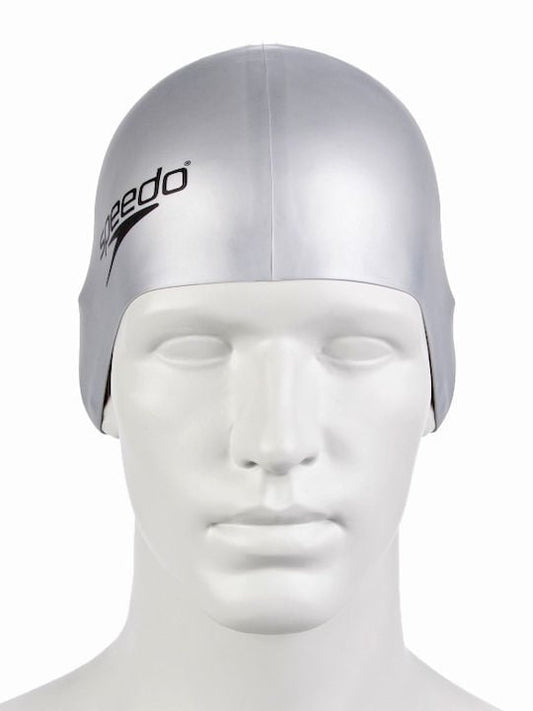 Speedo Σκουφάκι Κολύμβησης - PLAIN FLAT SILICONE CAP - SAS032AH/70991-1181U - Ασημί