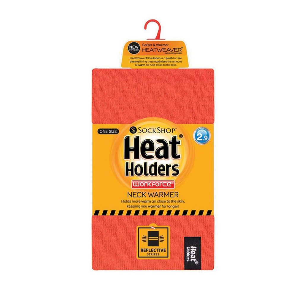 Heat Holders Ανδρικό Περιλαίμιο - Workforce Neckwarmer with Reflective Stripe - Orange - 80072