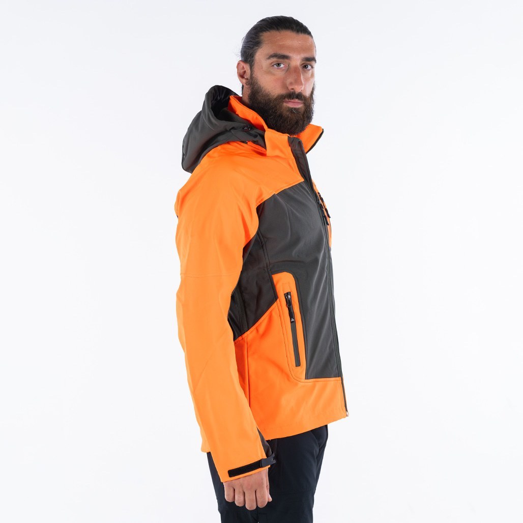 Apu Ανδρικό Αδιάβροχο Αντιανεμικό Μπουφάν - Softshell Jacket Hima-a-laya II - 80535 - Orange Khaki