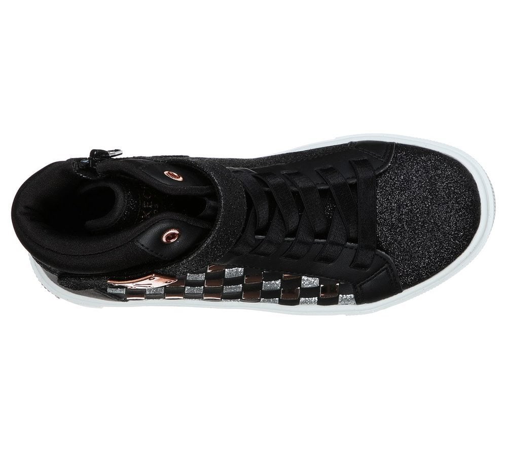 Skechers Μποτάκι Γιά Κορίτσι -Shoutouts Glitz 84779L-BKRG Black