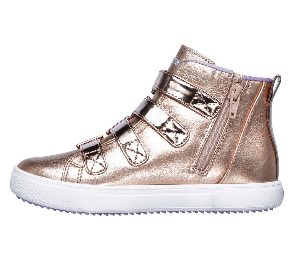 Skechers Μποτάκι Γιά Κορίτσι -Shoutouts 2.0 - Metallic Magic 84797L-RSGD ROSE Gold