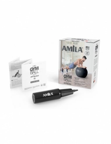 Amila Μπάλα γυμναστικής - GYMBALL 75cm - 95867-Grey