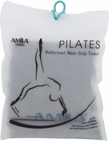 Amila Πετσέτα Αντιολισθητική Pilates Trinity - 96903 - Pearl Grey