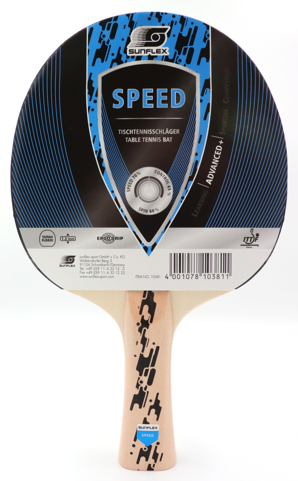 Sunflex Ρακέτα Ping Pong - Speed - 97176