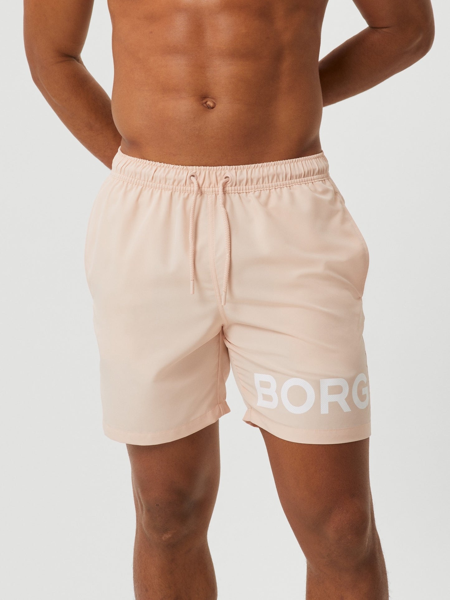 Bjorn Borg Ανδρικό Μαγιό Σόρτς - Borg Swim Shorts - Cream Tan