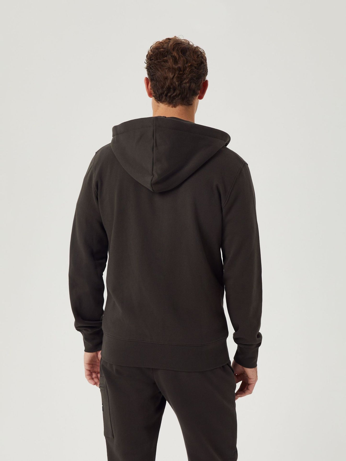 Bjorn Borg Ανδρική Ζακέτα Με Κουκούλα - Centre Zip Hoodie - Peat