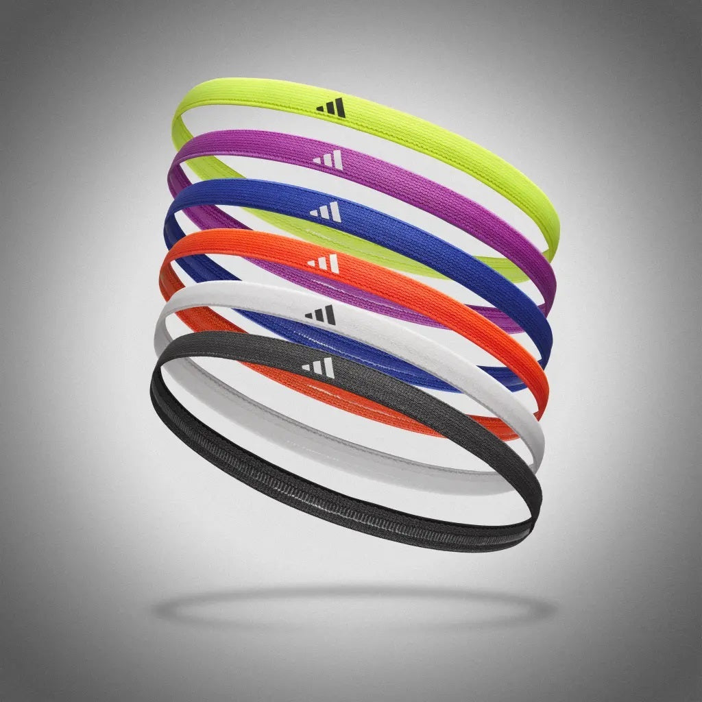 Adidas Hairbands - ADAC-16180-BLWHIRD - Black White Red