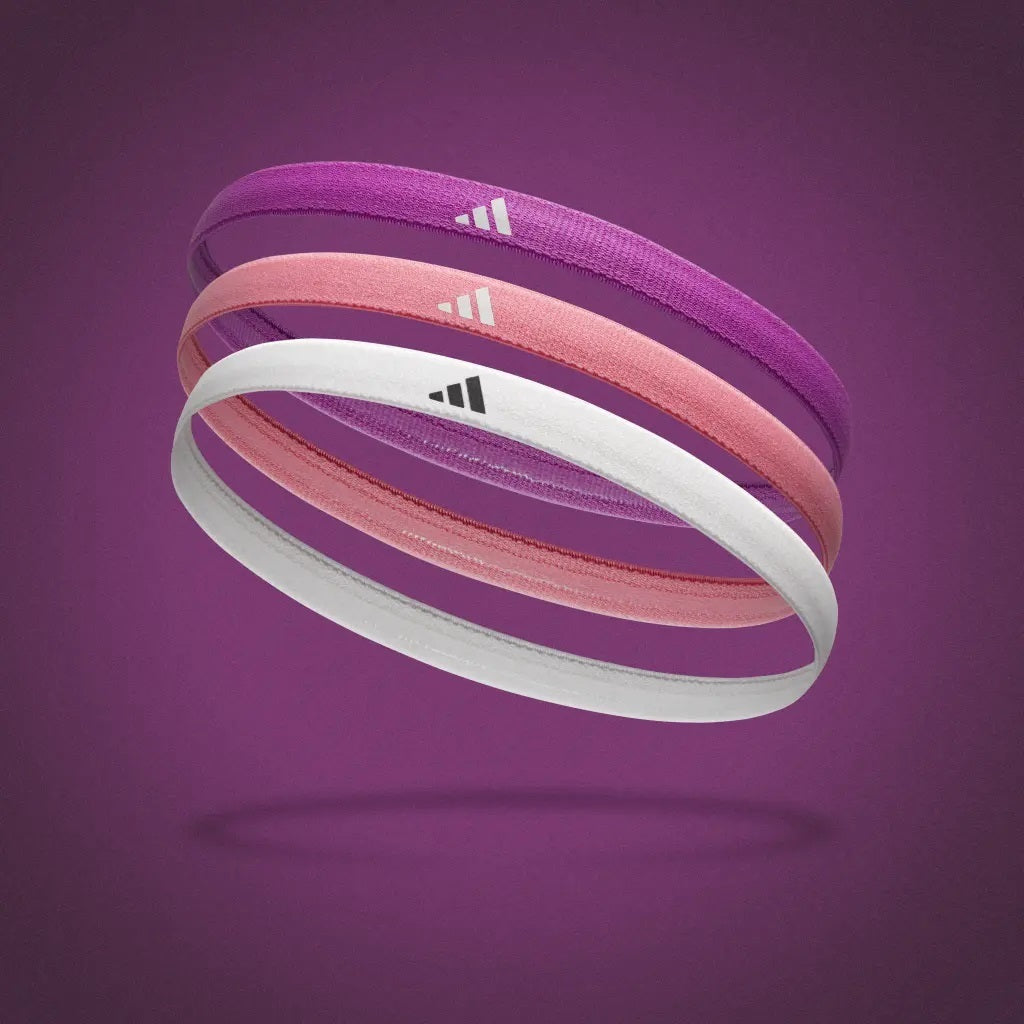 Adidas Hairbands - 0101-ADAC-16198-PURPNKW - Purple Pink White
