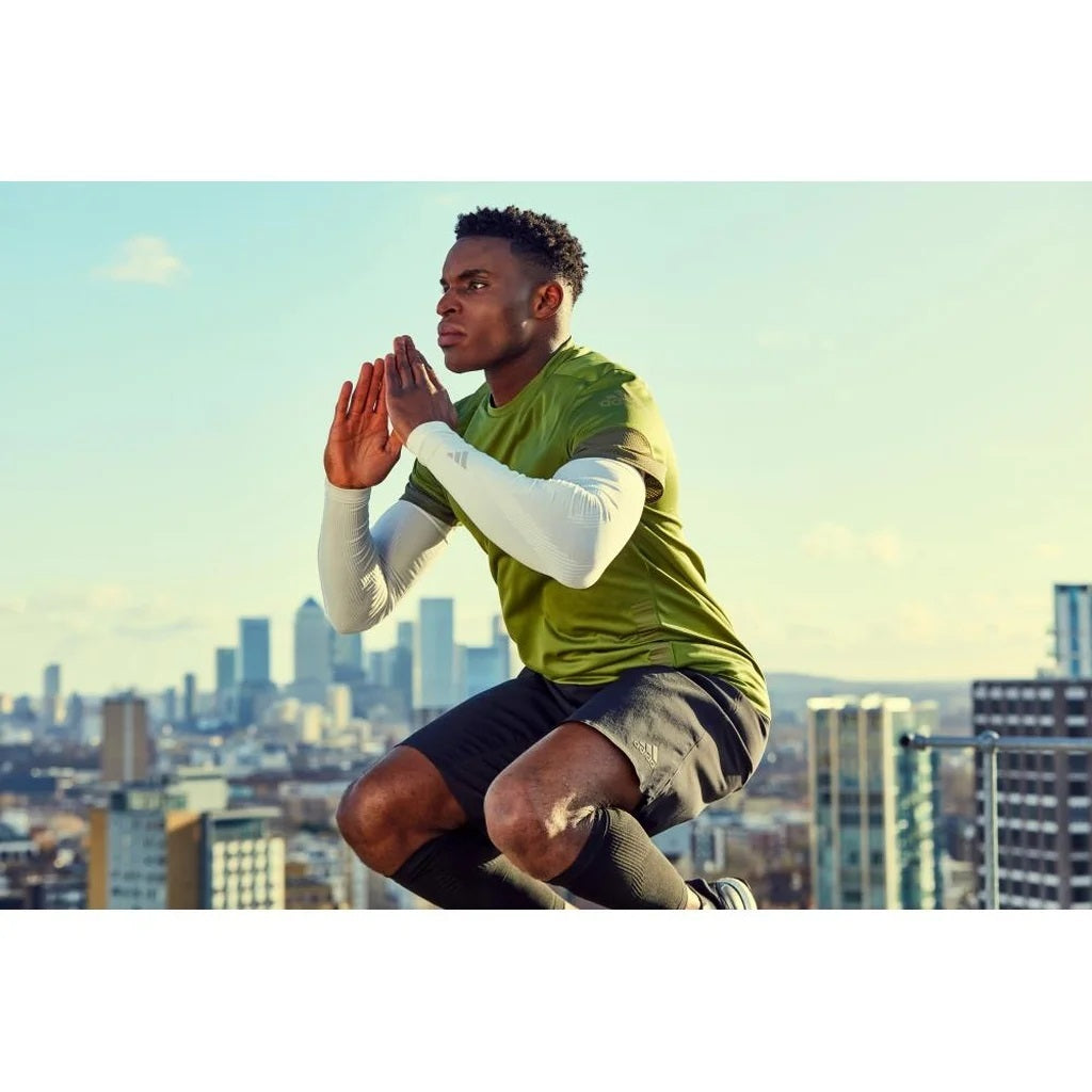 Adidas Μανίκια Συμπίεσης S/M - Compression Arm Sleeves - ADSL-13023WH-NL - White