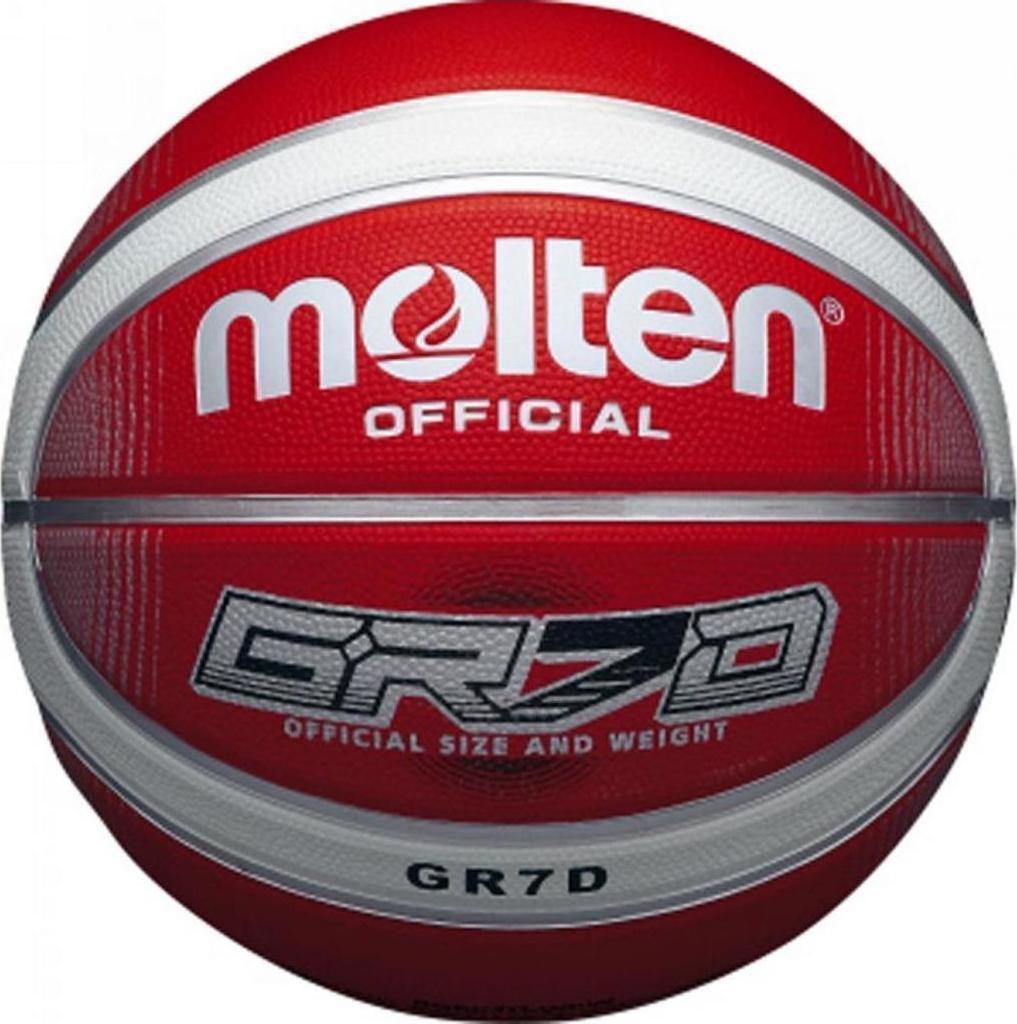 Molten Μπάλα Μπάσκετ Indoor- Outdoor Rubber - Red - BGRX7D-WRW