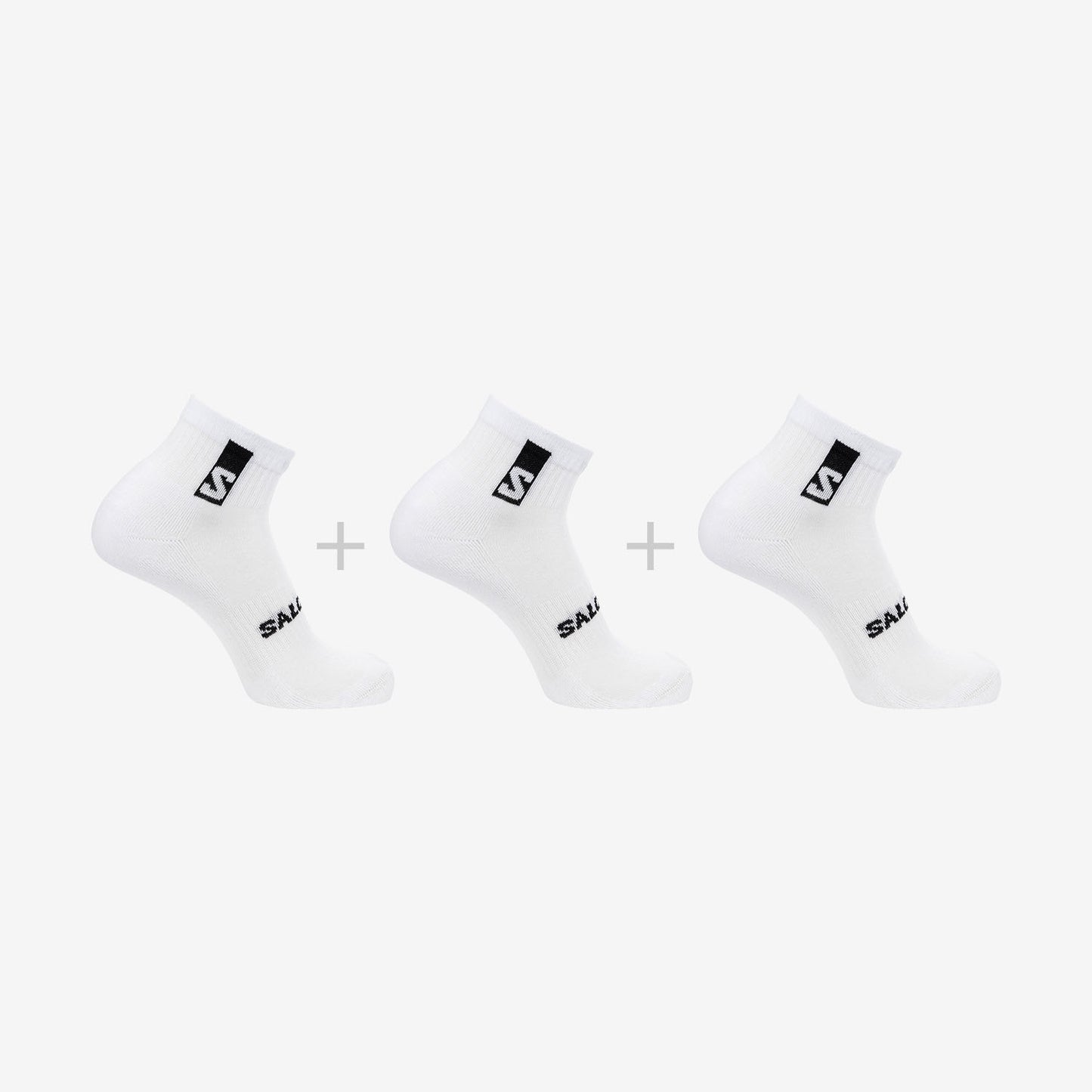 Salomon Κάλτσες Τρία Ζεύγη Unisex - EVERYDAY ANKLE 3-PACK - C20865 White