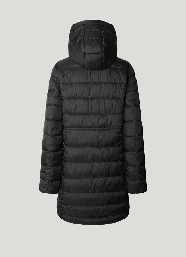 Pepe Jeans Γυναικείο Μπουφάν - long padded puffer jacket - PL4024372-999 - black