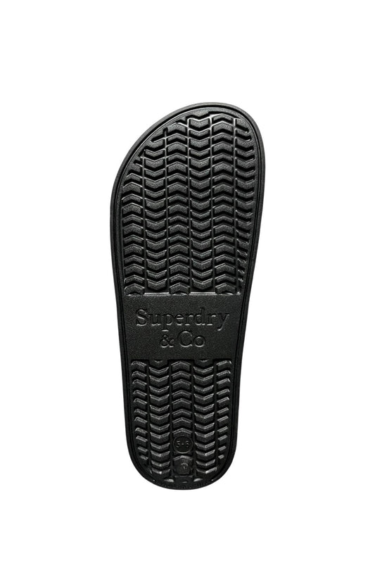 Superdry Γυναικείες Παντόφλες - Metallic Pool - WF310257A-18A - Black/Gold