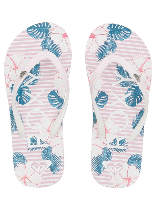 Roxy Σαγιονάρα Γιά Κορίτσι- Pebbles - Sandals for Girls ARGL100264-pw0 - Pink/White