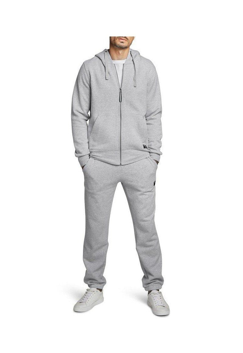 Bjorn Borg Ανδρική ζακέτα με κουκούλα Centre Zip Hood Light Grey Melanze