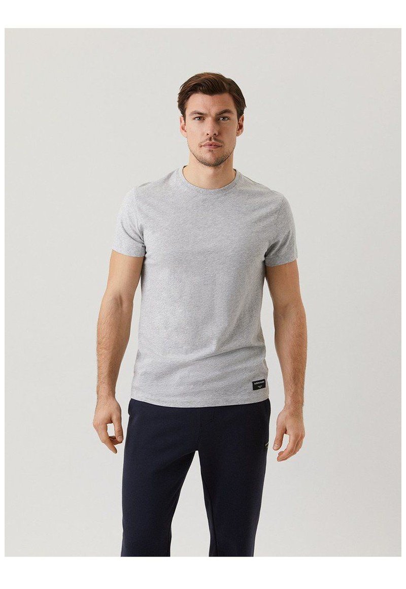 Bjorn Borg Tee-Shirt Ανδρικό Tee Centre Light Grey Melanze