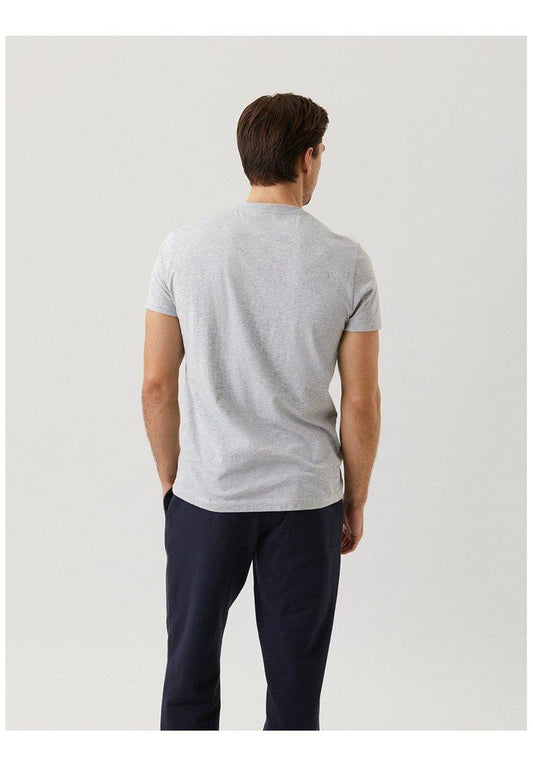 Bjorn Borg Tee-Shirt Ανδρικό Tee Centre Light Grey Melanze