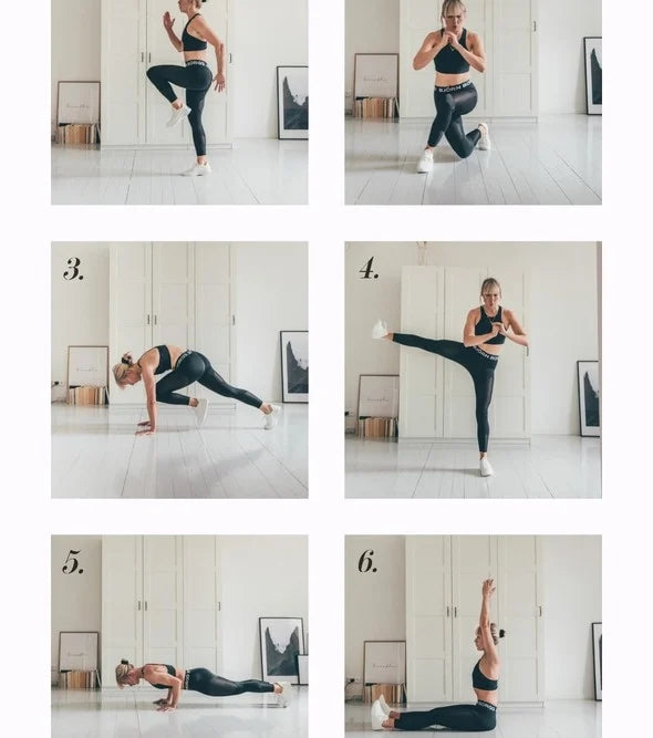 Ποιός χρειάζεται γυμναστήριο όταν υπάρχει το πάτωμα του καθιστικού σας ?? Η Sara Tickle μας δείχνει μια πλήρη προπόνηση που μπορείτε να κάνετε οπουδήποτε, χωρίς να απαιτείται εξοπλισμός.