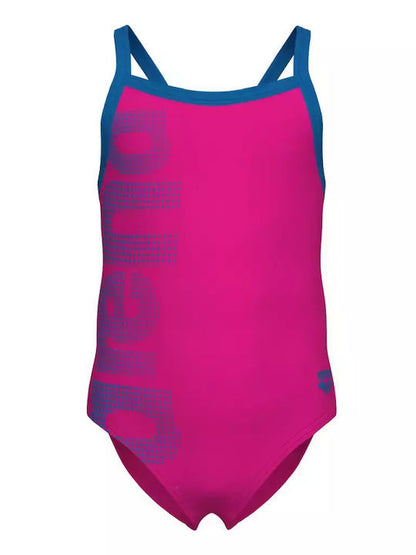 Arena Μαγιό Ολόσωμο Για Κορίτσι - Logo Kids Girl One Piece - 003605-680 - Pink