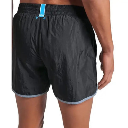 Arena Ανδρικό Μαγιό - Big Logo Borders Beach Short - 009103-550 - Black
