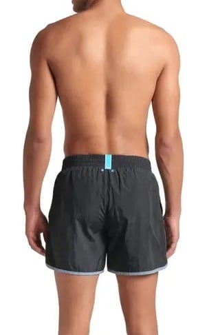Arena Ανδρικό Μαγιό - Big Logo Borders Beach Short - 009103-550 - Black