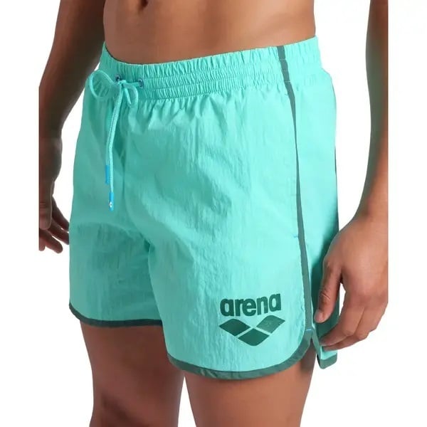Arena Ανδρικό Μαγιό - Big Logo Borders Beach Short - 009103-863 - Light Blue