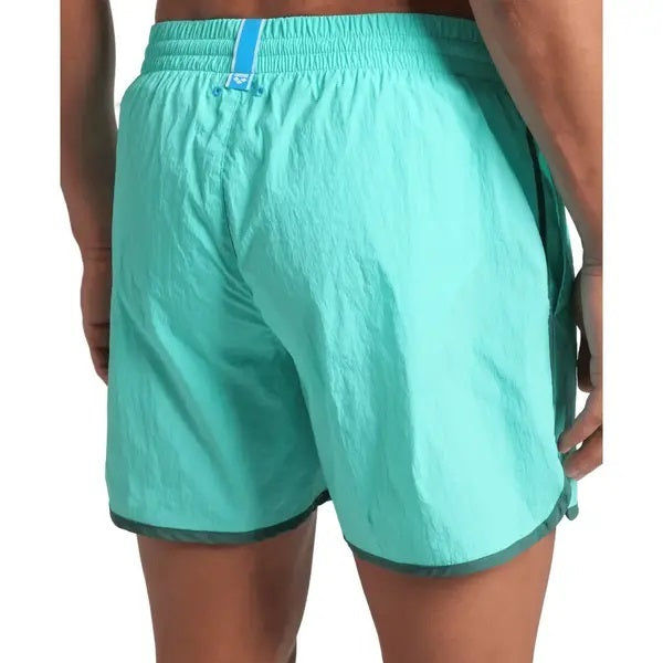 Arena Ανδρικό Μαγιό - Big Logo Borders Beach Short - 009103-863 - Light Blue