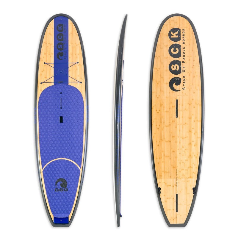 SCK Σανίδα SUP Bamboo - Carbon Onyx 10’6”- 0103-10612519 - Blue