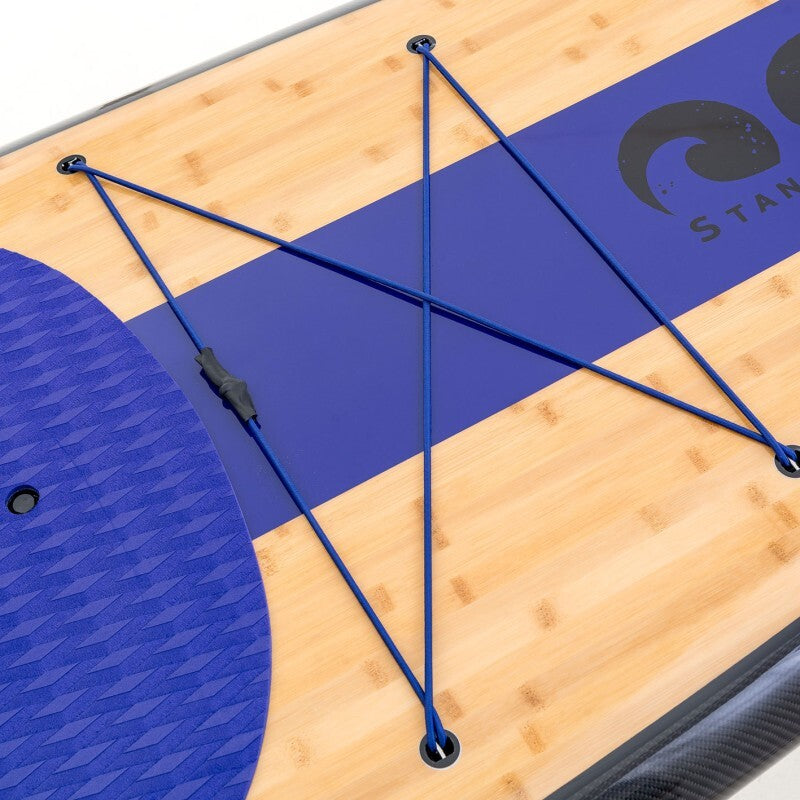 SCK Σανίδα SUP Bamboo - Carbon Onyx 10’6”- 0103-10612519 - Blue