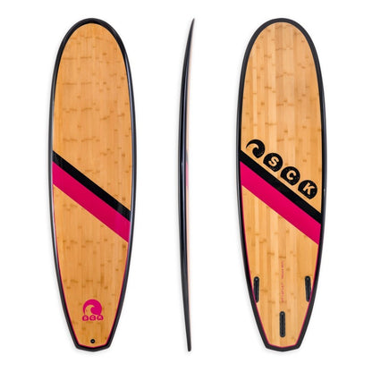 SCK Σανίδα Surf Epx Bamboo 6’4'' - 0106-648425 - Black-Ruby