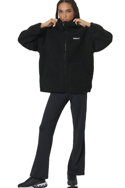 Body Action Γυναικείο Κολάν Καμπάνα - 011519-01-BLACK