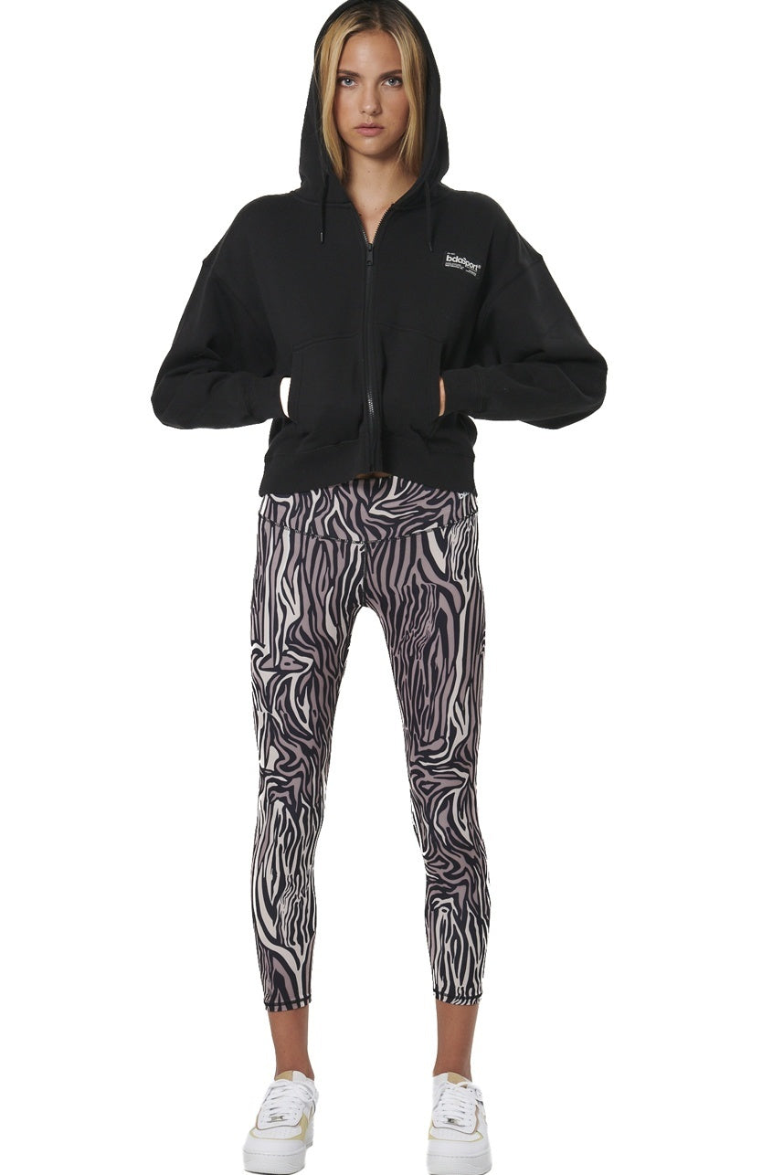 Body Action Γυναικείο Κολάν 7/8 - 011520-01-MOCHA ZEBRA