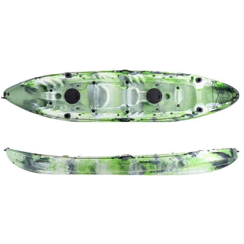 SCK Θαλάσσιο Καγιάκ 2+1 Θέσεων - Nereus Hd - 0201-371278 - Green-White-Black