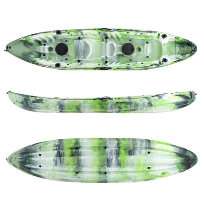 SCK Θαλάσσιο Καγιάκ 2+1 Θέσεων - Nereus Hd - 0201-371278 - Green-White-Black