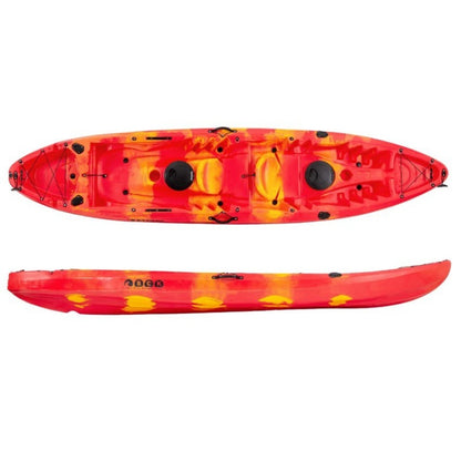 SCK Θαλάσσιο Καγιάκ 2+1 Θέσεων - Nereus Hd - 0201-37145 - Red-Yellow