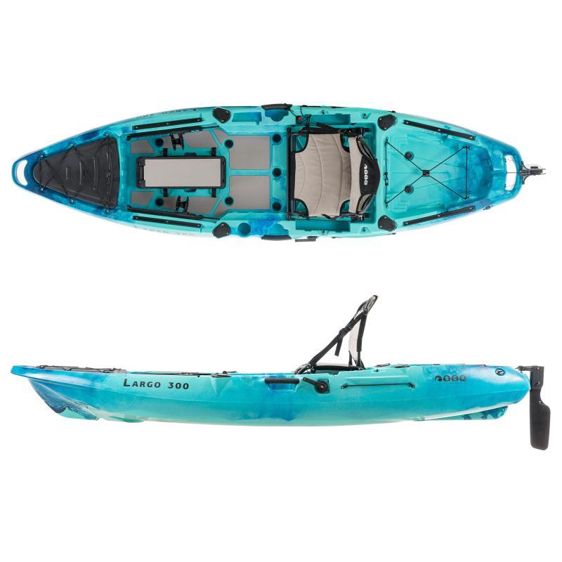 SCK Μονοθέσιο Pedal Kayak Ready Με Τιμονιέρα - Largo 300 - 0204-300111 - Blue