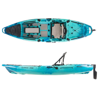 SCK Μονοθέσιο Pedal Kayak Ready Με Τιμονιέρα - Largo 300 - 0204-300111 - Blue