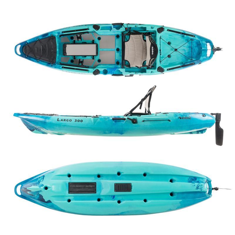 SCK Μονοθέσιο Pedal Kayak Ready Με Τιμονιέρα - Largo 300 - 0204-300111 - Blue
