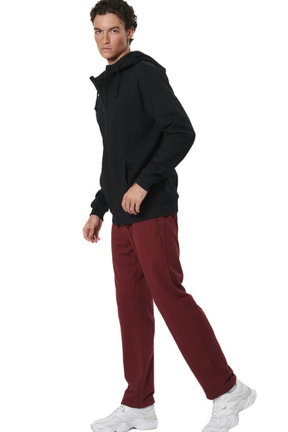 Body Action Ανδρικό Κλασικό Παντελόνι - 023529-01-MAROON