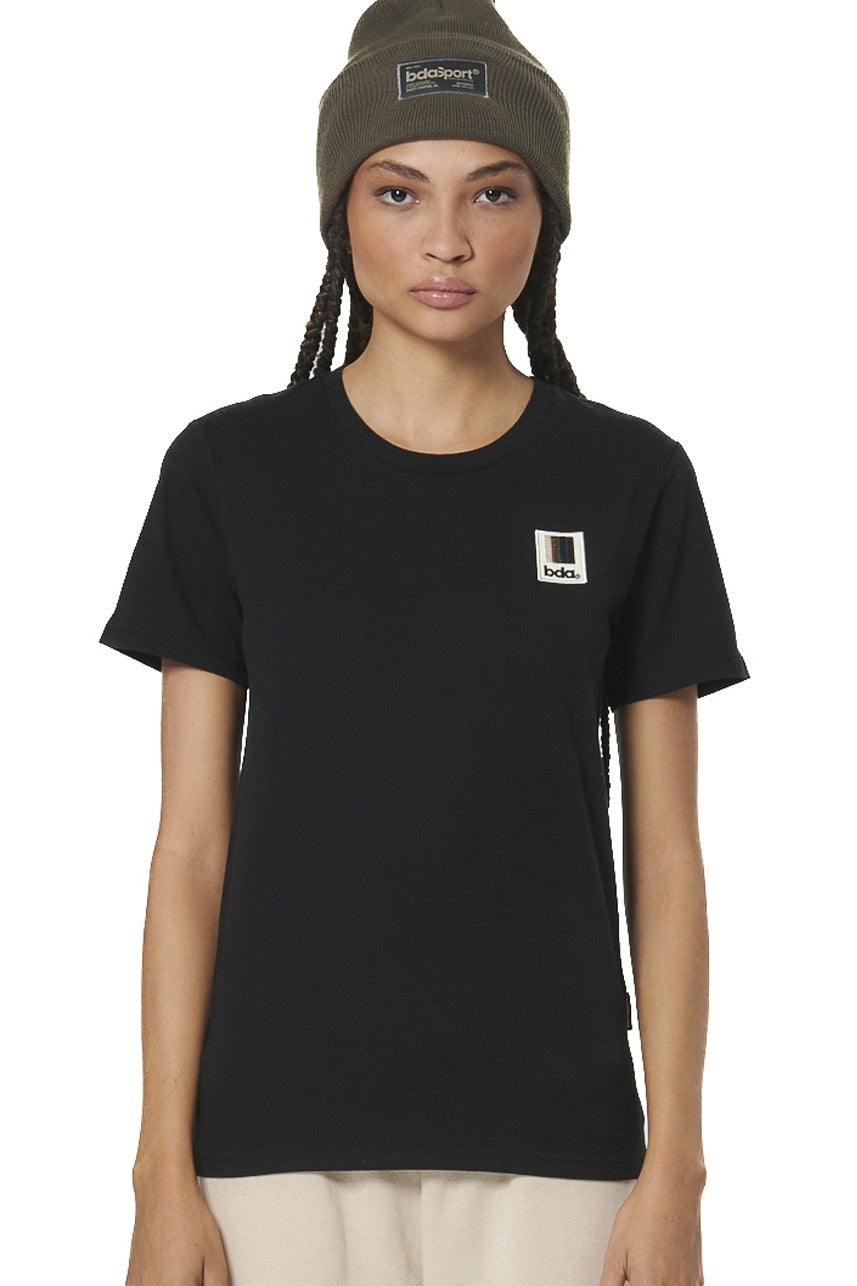 Body Action Γυναικείο T-shirt - Βαμβακερό - 051529-01-BLACK