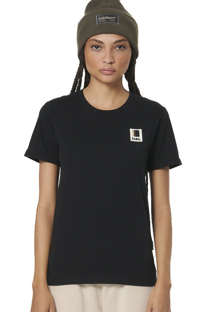 Body Action Γυναικείο T-shirt - Βαμβακερό - 051529-01-BLACK