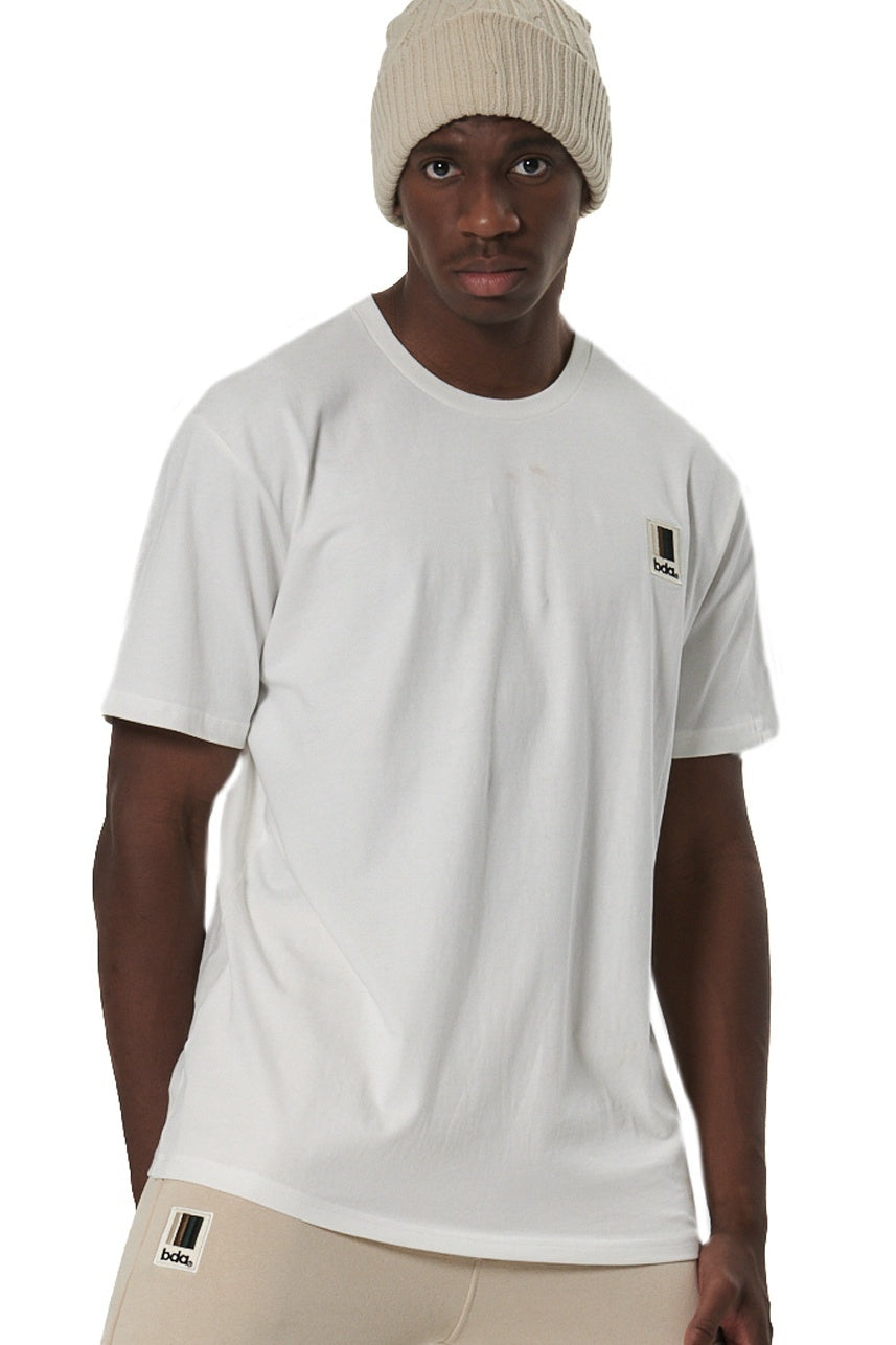 Body Action Ανδρικό T-shirt - Βαμβακερό - 053532-01-SNOW WHITE