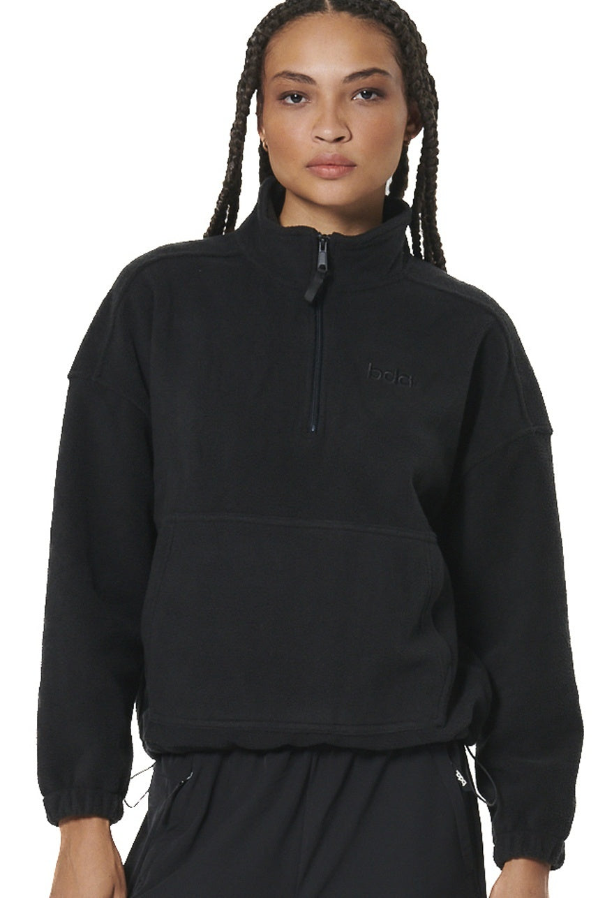 Body Action Γυναικείο polar fleece Φούτερ - 061530-01-BLACK
