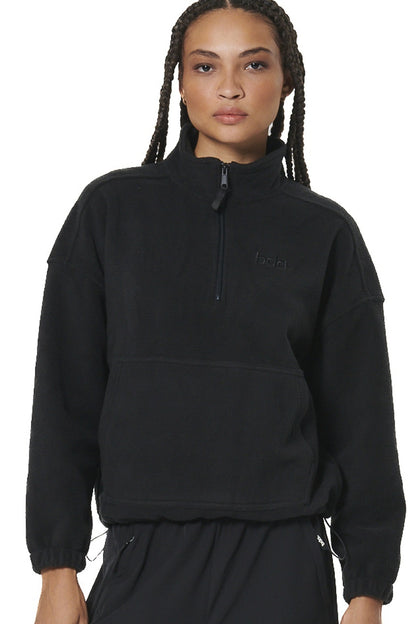 Body Action Γυναικείο polar fleece Φούτερ - 061530-01-BLACK