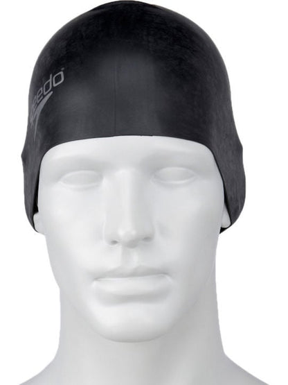 Speedo Σκουφάκι Κολύμβησης - Long Hair Cap - BLACK - SAS172AH/06168-0001U